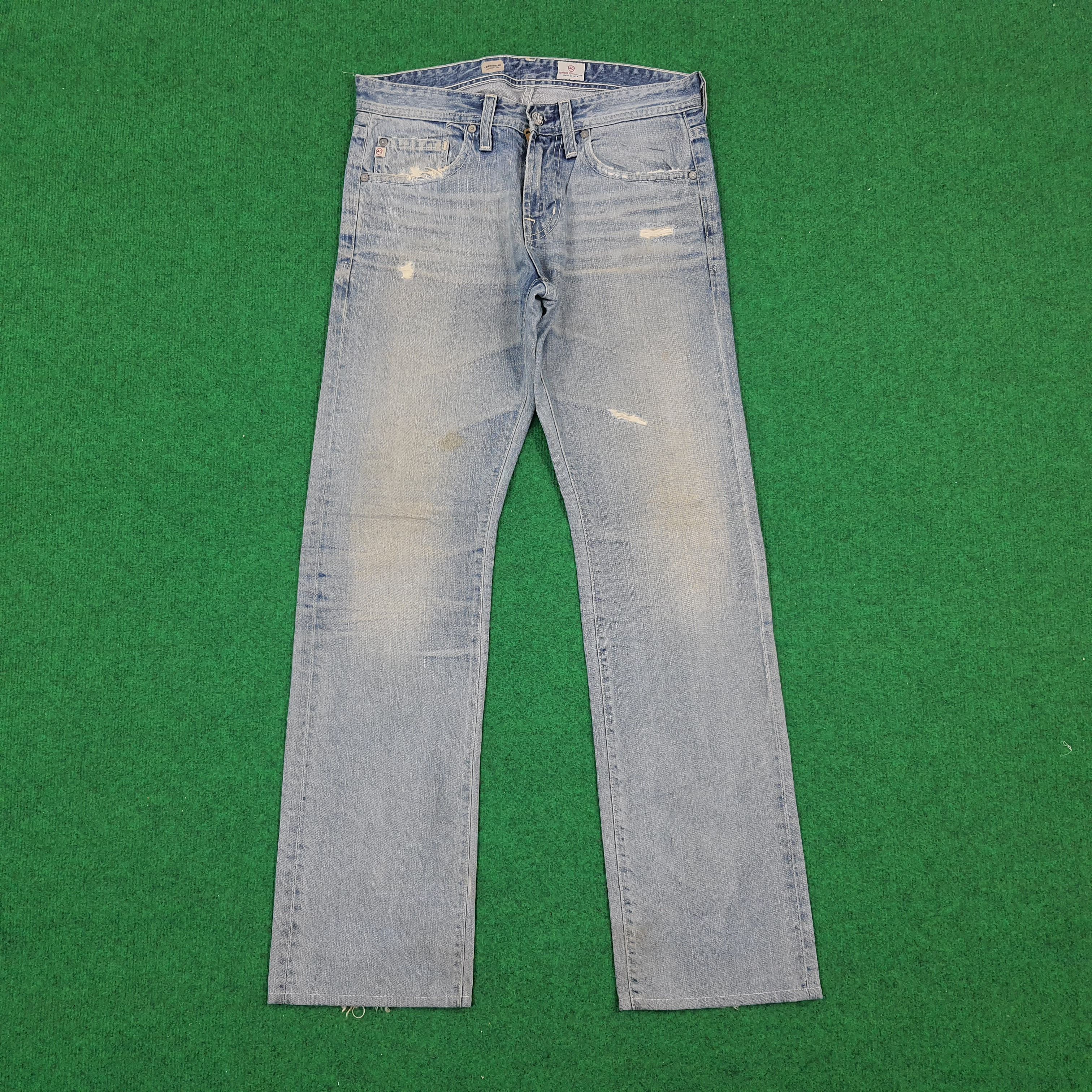 AG Adriano Goldschmied × Designer × Vintage Vintage AG Adriano Goldschmied Designer Denim Pants Size US 30 / EU 46 - 4 Thumbnail