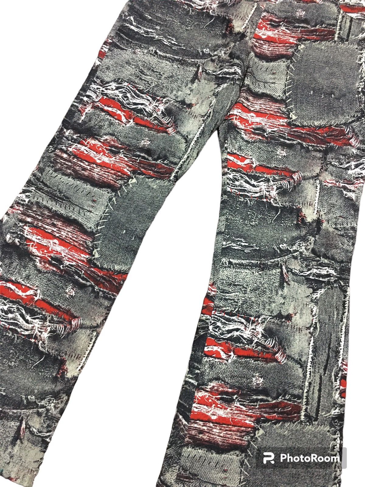 Japanese Brand 💥ACC OFFERS💥 Flare Maille Demoiselle Print ifsixlgbstyle Size US 29 - 3 Thumbnail