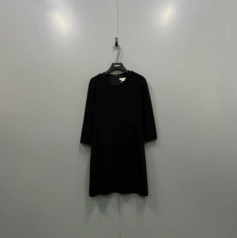 Burberry Burberry Black Cotton Short Sleeve Dress Size ONE SIZE - 1 Thumbnail