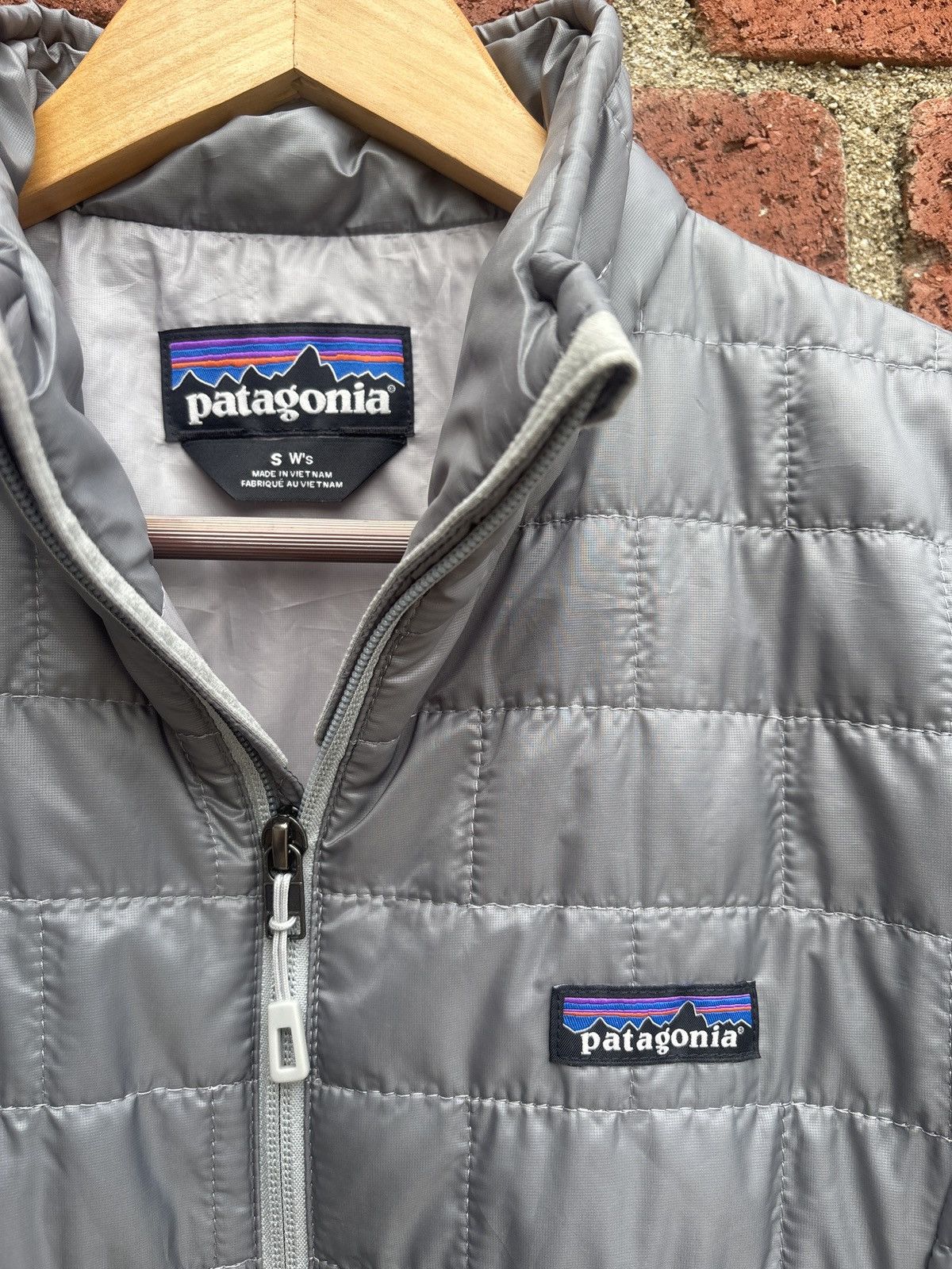Patagonia grey patagonia nano puff full zip jacket Size S / US 4 / IT 40 - 4 Thumbnail