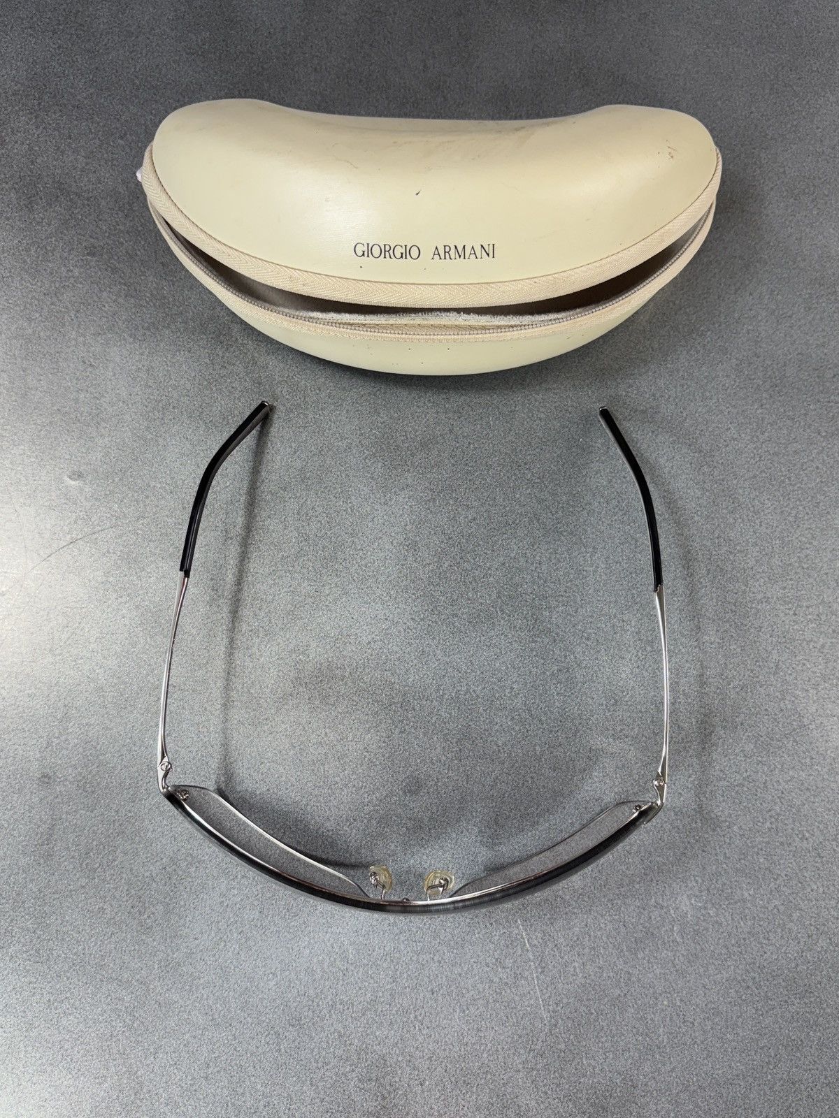 Giorgio Armani 2000s Giorgio Armani Shield Sunglasses GA 329/S Y2K Metal Size ONE SIZE - 18 Thumbnail