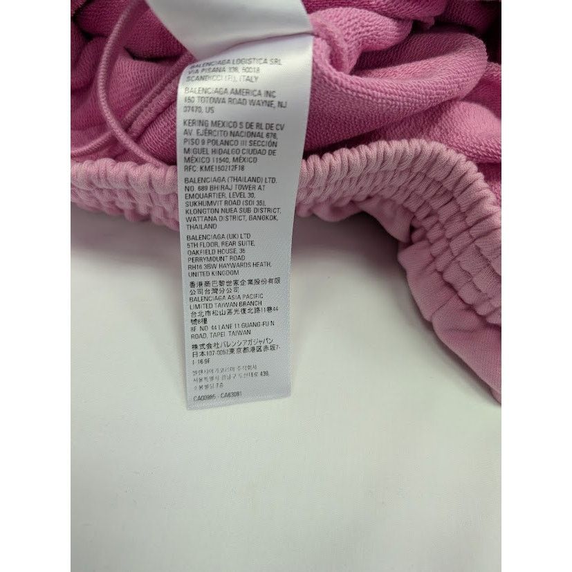 Balenciaga o1rshd1 offshore Medium Baggy Sweatpants in Pink Size US 32 / EU 48 - 16 Thumbnail