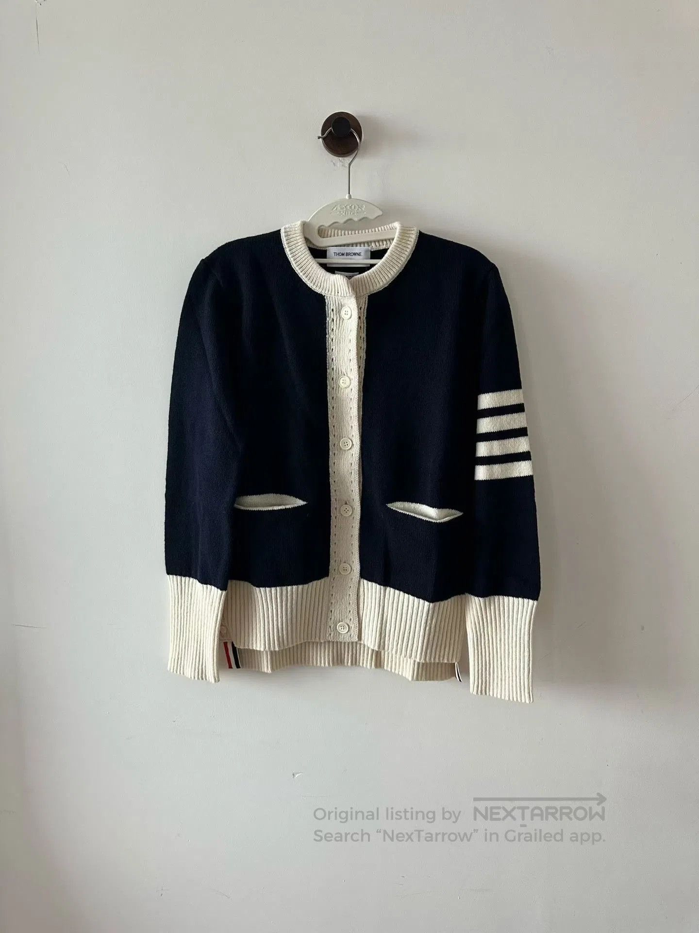 Thom Browne Thom Browne Color-Block Wool Cardigan Jacket| Size XS / US 0-2 / IT 36-38 - 1 Thumbnail