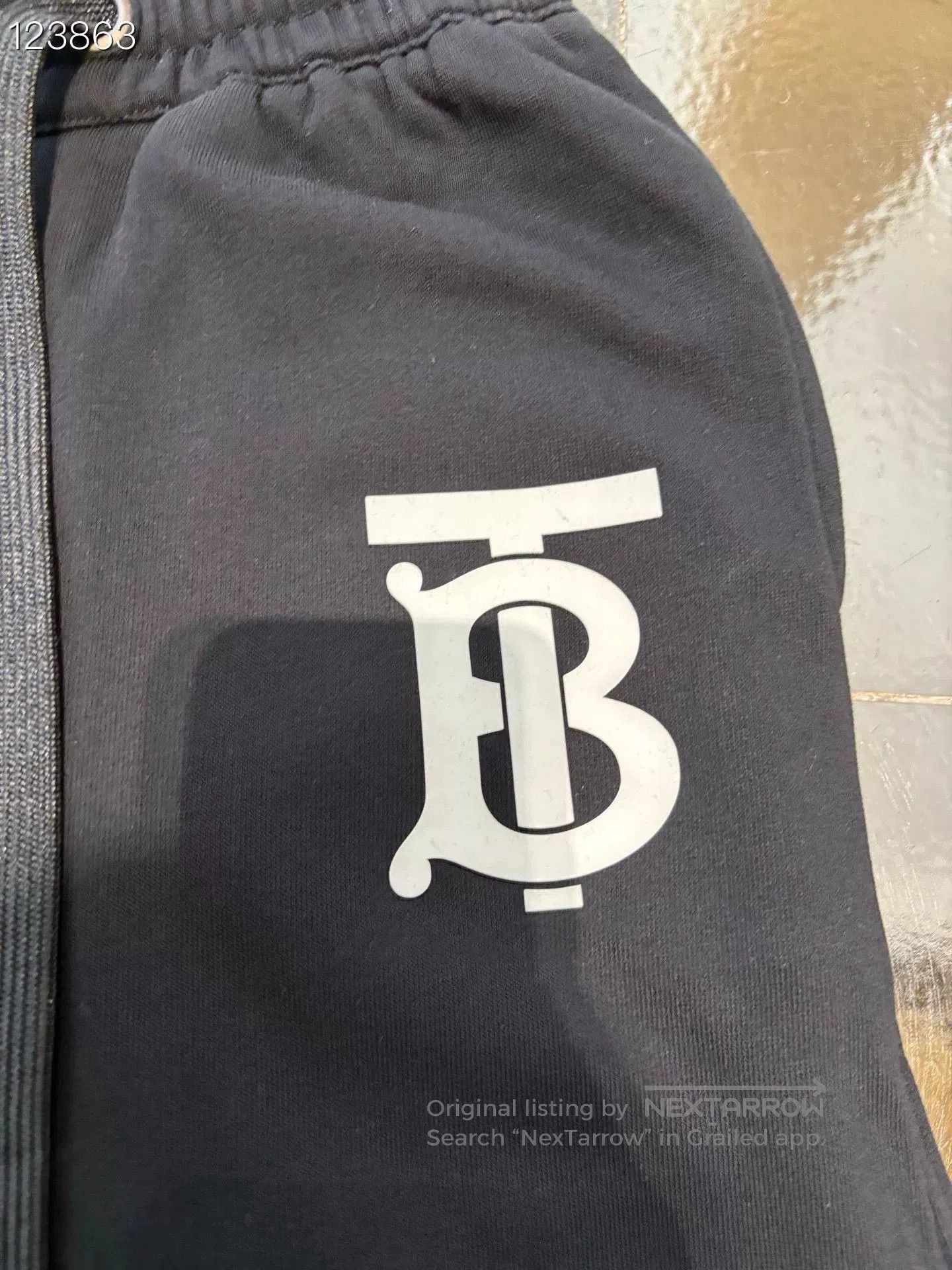 Burberry Burberry Classic Black TB Logo Trousers. Size 22" - 5 Thumbnail