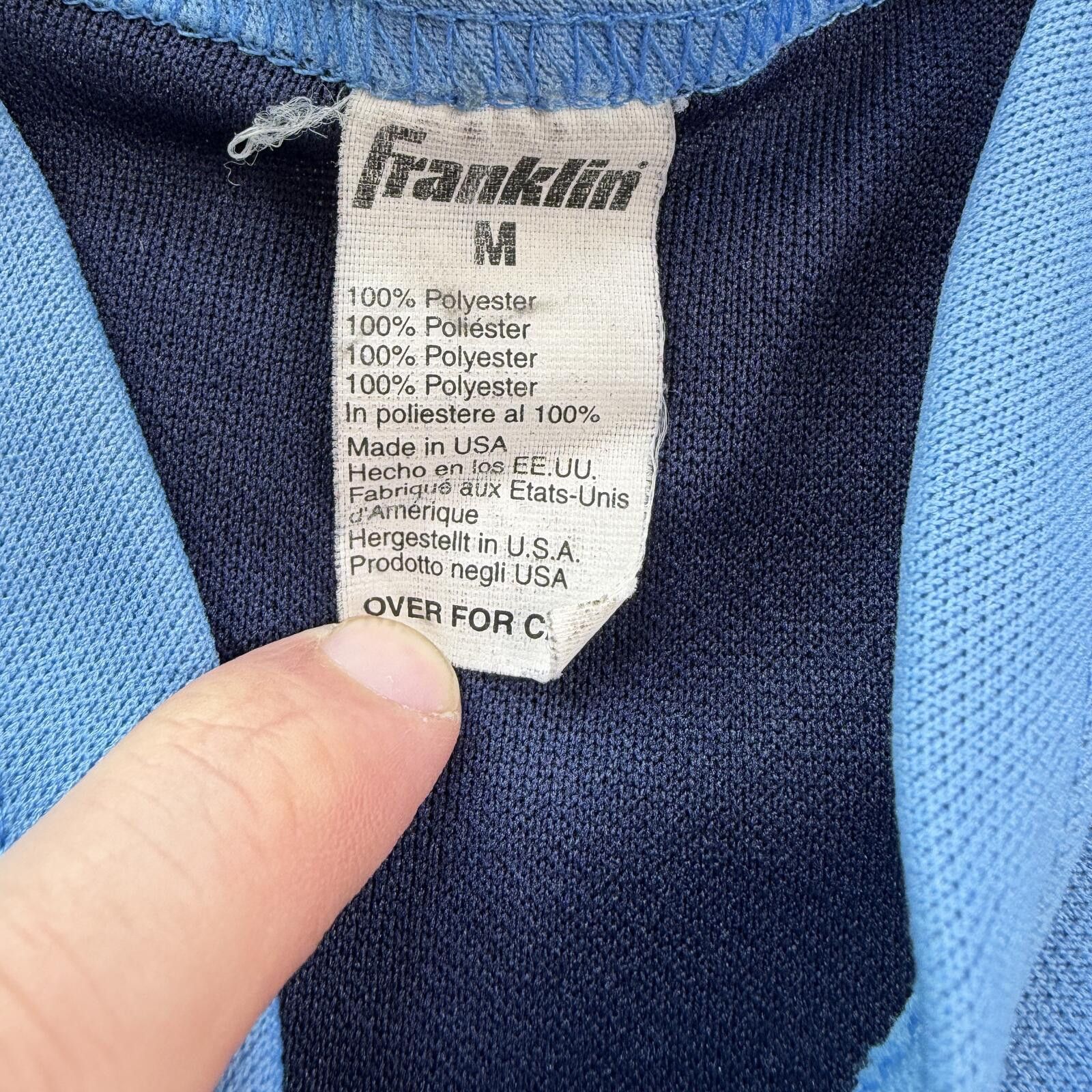Franklin & Marshall Vintage Tennessee Titans Youth Jersey M Franklin NFL Shirt Size ONE SIZE - 4 Thumbnail