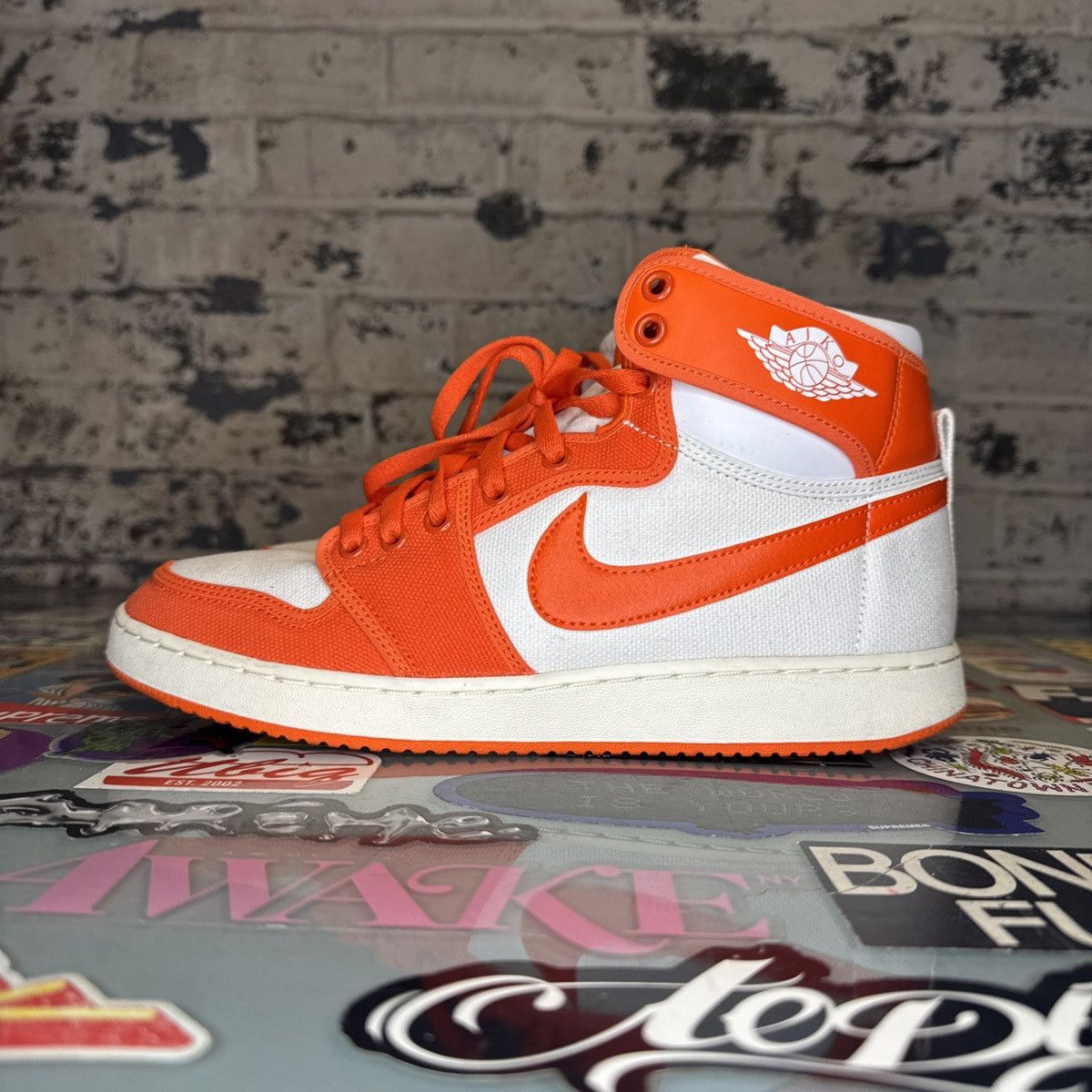 Air Jordan 1 Retro AJKO Rush Orange Sz 10 OG Box