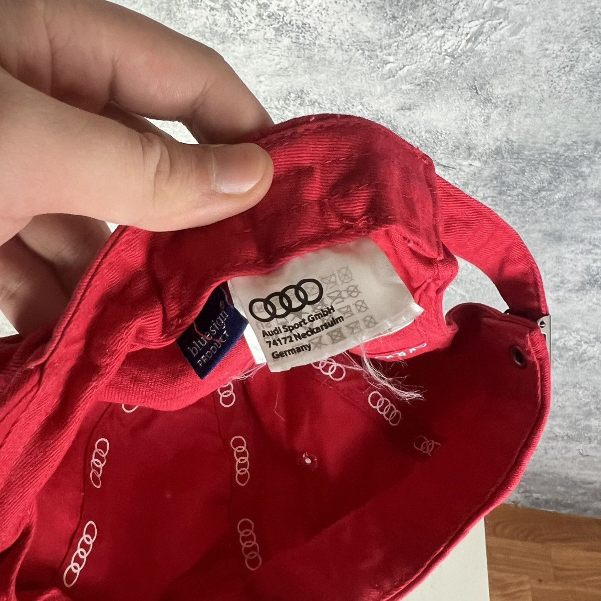 Audi Audi Cap Men's Red One Size Size ONE SIZE - 14 Thumbnail