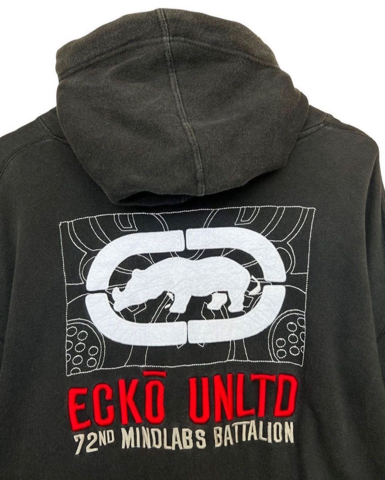 Ecko Unltd. × Marc Ecko × Vintage Vintage Ecko Unltd Hoodie Ecko Oversized Boxy Baggy Hoodie Size US L / EU 52-54 / 3 - 3 Thumbnail
