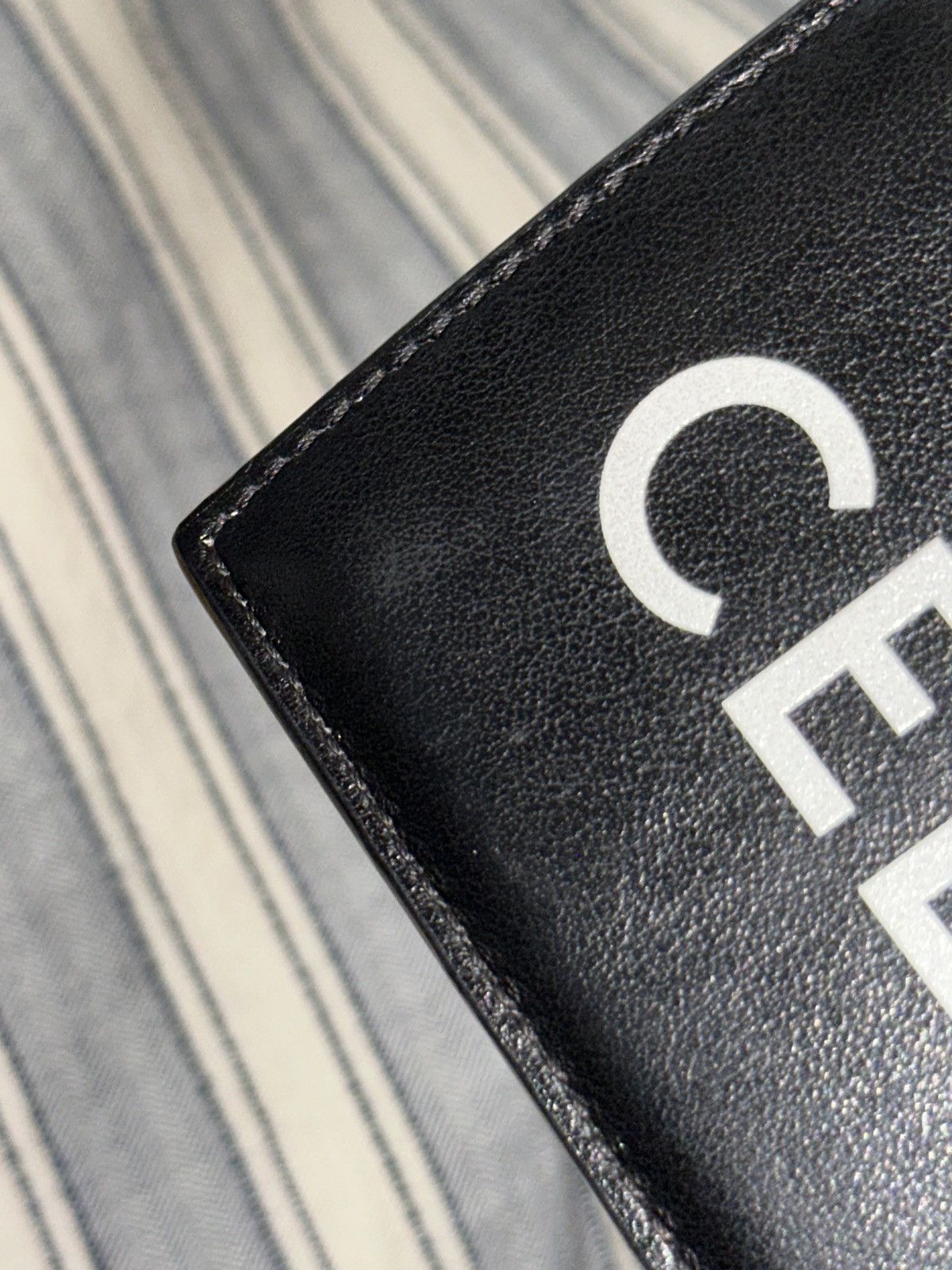 Celine Celine Black Leather Logo Cardholder Size ONE SIZE - 7 Thumbnail