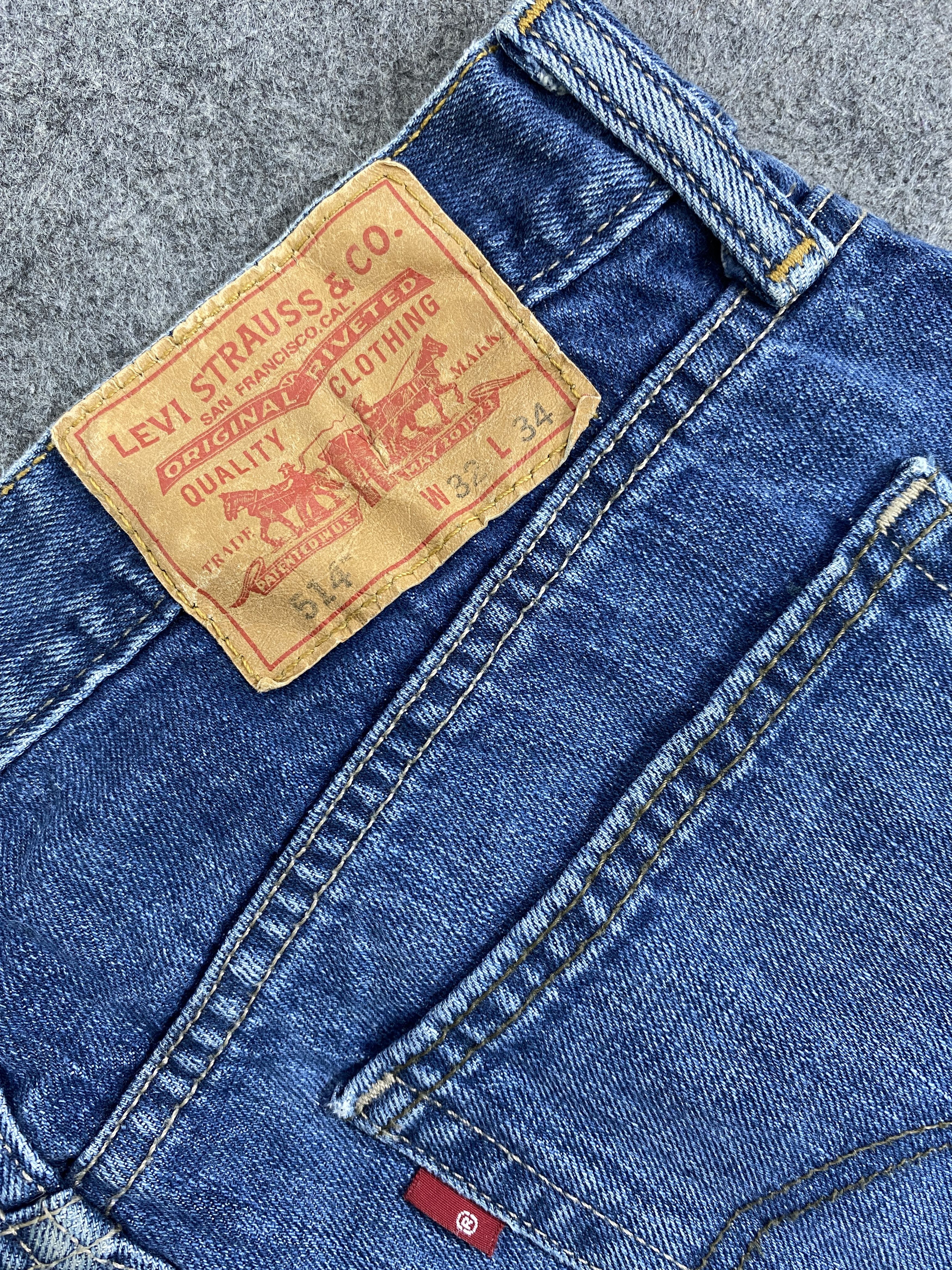 Levi's Blue Vintage Levi's 514 Jeans 32x33 Denim -JN2144 Size US 32 / EU 48 - 10 Thumbnail