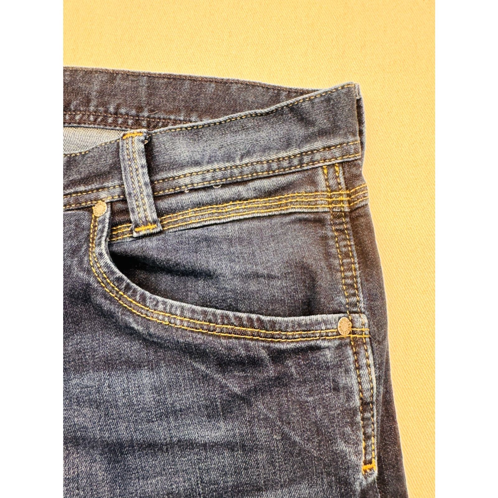 Pepe Jeans VINTAGE Pepe Jeans Spike Womens Jeans 10 Blue 3132 Spike 100% Cotton Dark Inseam 32 Straight 5-Pocket Design Denim Rise Mid Womens Size 32" / US 10 / IT 46 - 5 Thumbnail