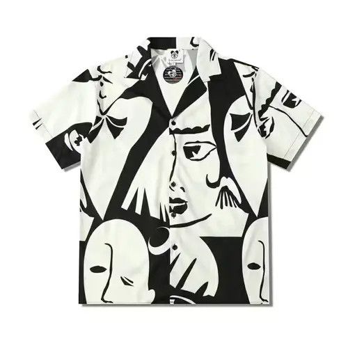 Japanese Brand outdoor function art camp graphics pattern vintage shirt Size US M / EU 48-50 / 2 - 1 Thumbnail