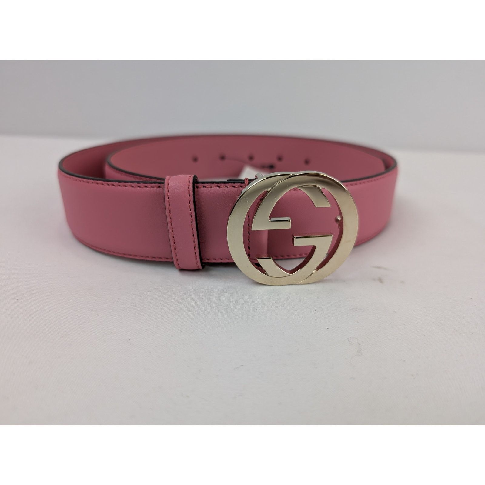 Gucci o1rshd1 Size: 90cm / Moon Belt in Glossy Pink Size ONE SIZE - 2 Thumbnail