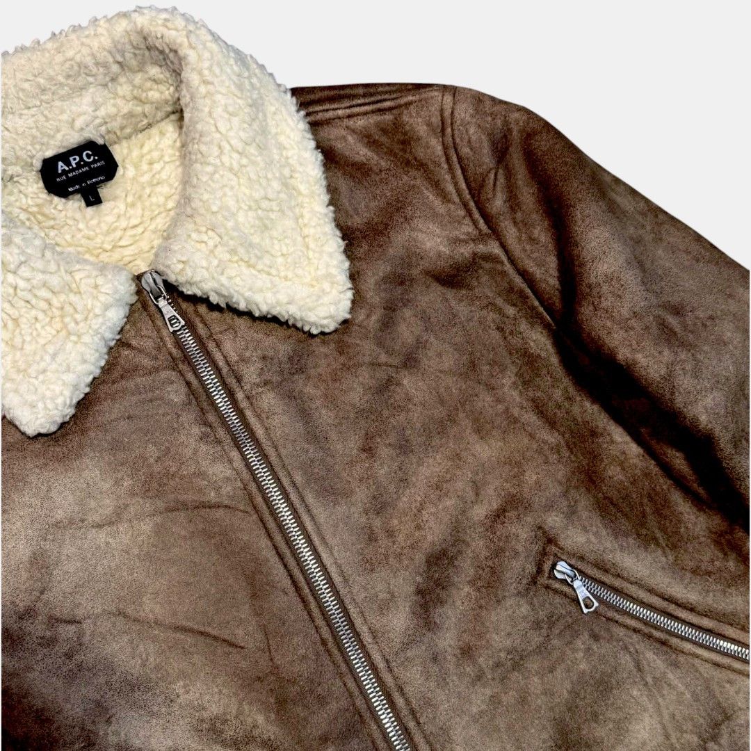 A.P.C. A.P.C. Rue Madame Paris shearling jacket - Fashionella Size US L / EU 52-54 / 3 - 6 Thumbnail