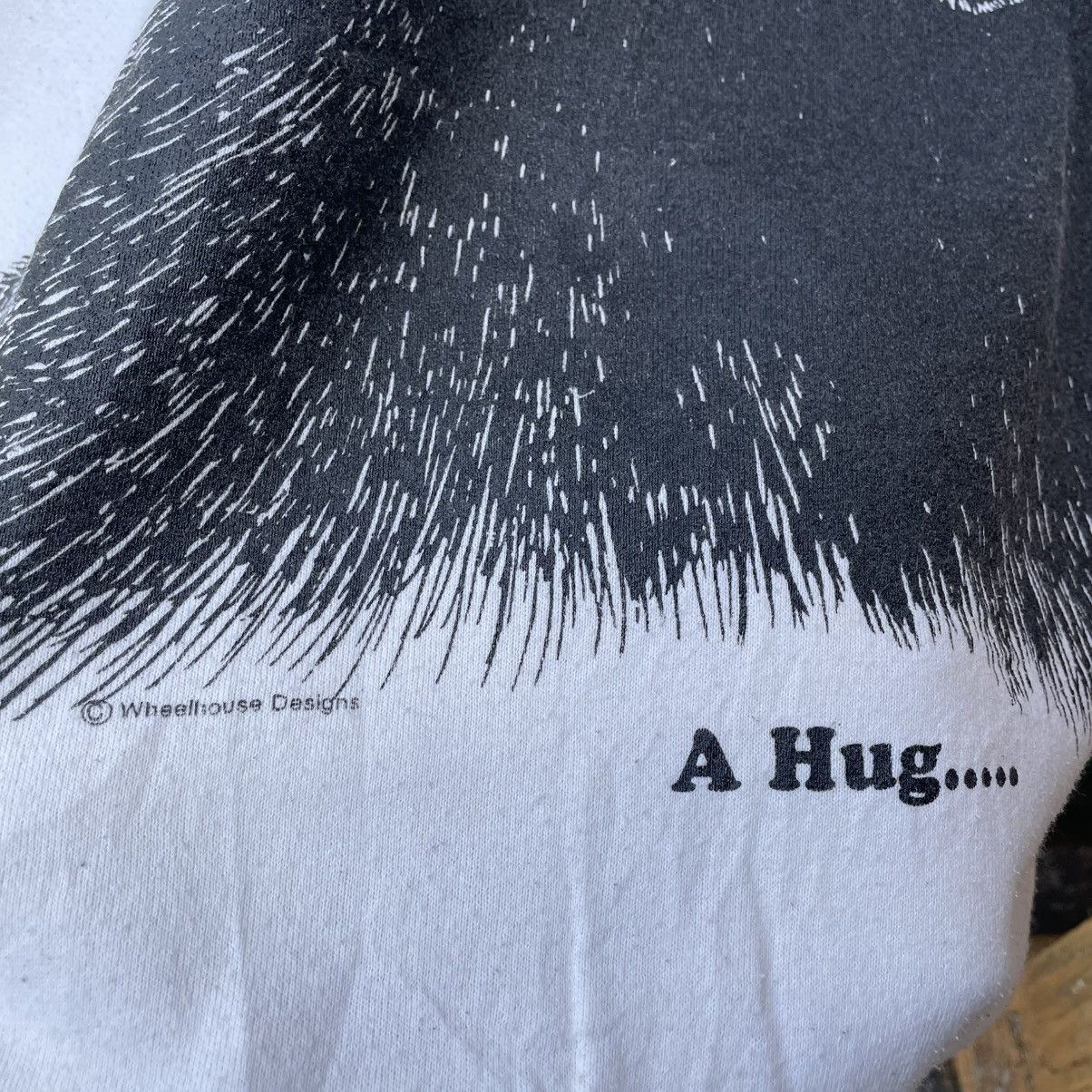 Vintage 🔥Vintage 90s Whellhouse Design The Hug Big Bear Sweatshirts Size US L / EU 52-54 / 3 - 7 Thumbnail