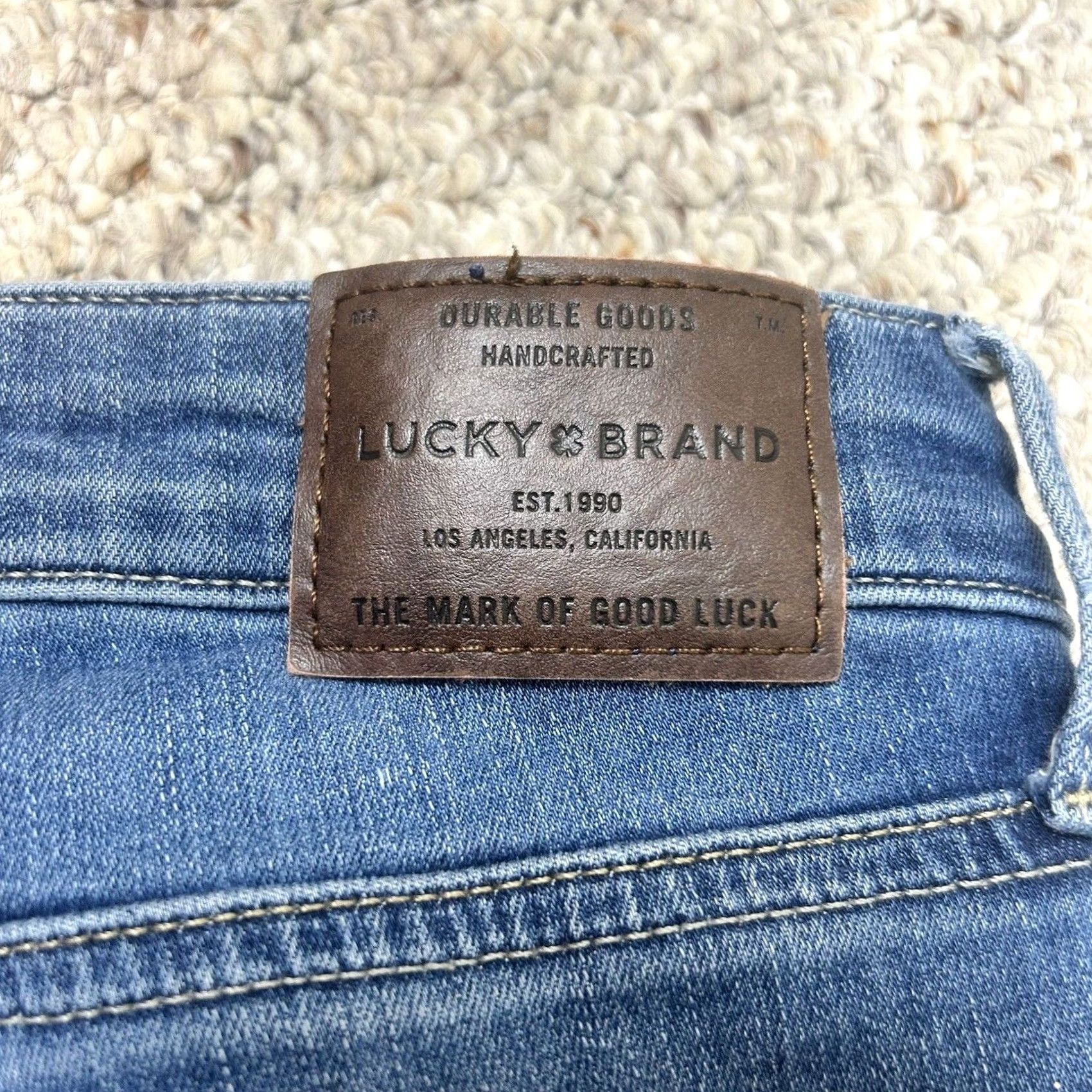 Lucky Brand VINTAGE Lucky Brand Ava Super Skinny Jeans Womens 00 / 24 Mid Rise Denim Stretch Pants Blue - Lucky Brand Jeans Womens Skinny Denim Stretch Size 25" / US 0 / IT 36 - 7 Thumbnail