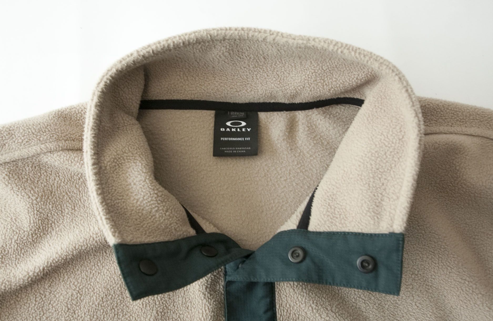 Oakley Oakley Fleece Jacket Size 2XL Pale Brown Snap Button Size US XXL / EU 58 / 5 - 5 Thumbnail
