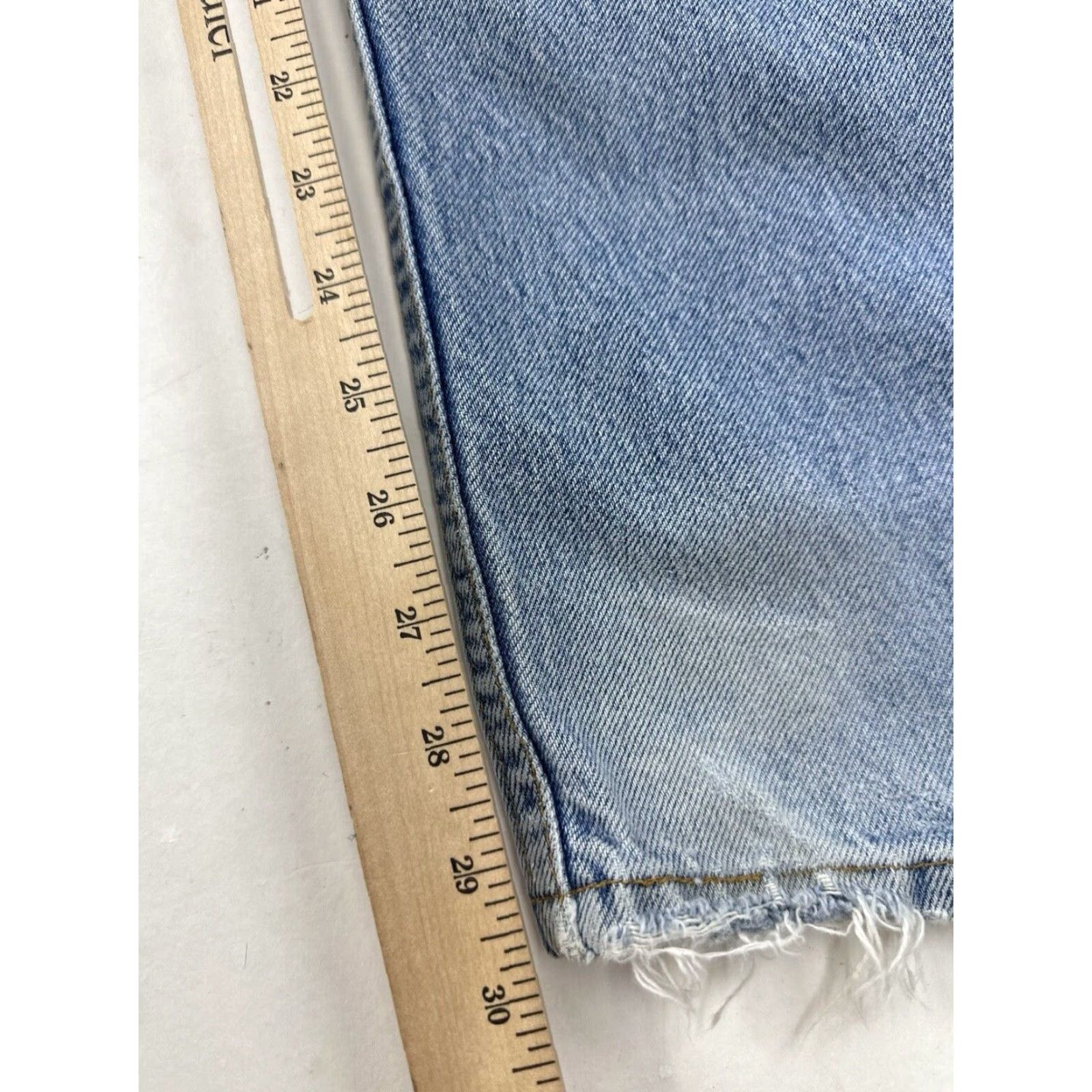 Levi's VINTAGE Levi’s 550 Jeans Men’s 40x32 Blue Distressed Relaxed Ankle 4 Pairs USA 100% Cotton Jeans Mens Size US 39 - 7 Thumbnail