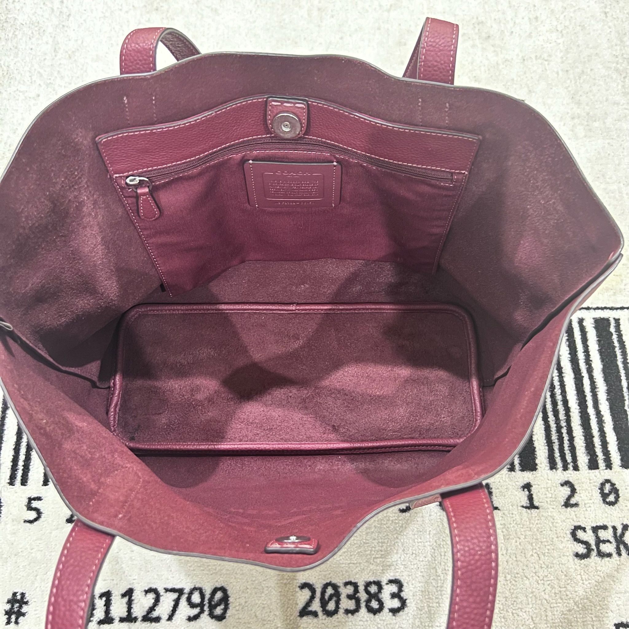 Coach Coach Pebble Leather Cameron Large Tote Shoulder Bag Size ONE SIZE - 8 Thumbnail