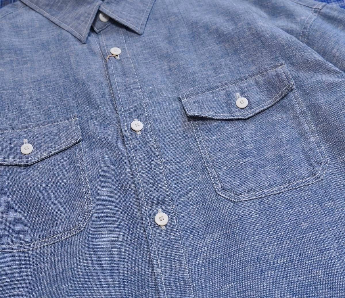Visvim VISVIM ICT Pioneer Chambray L/S Shirt LT.Indigo 3 Size US L / EU 52-54 / 3 - 3 Thumbnail