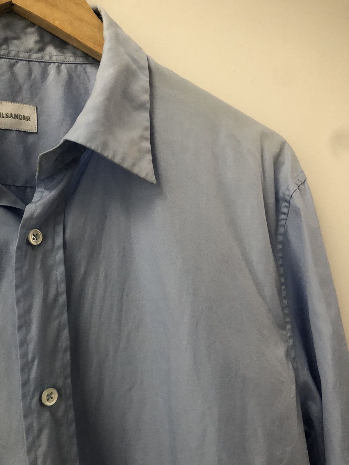 Jil Sander Baby blue shirt Size US S / EU 44-46 / 1 - 4 Thumbnail