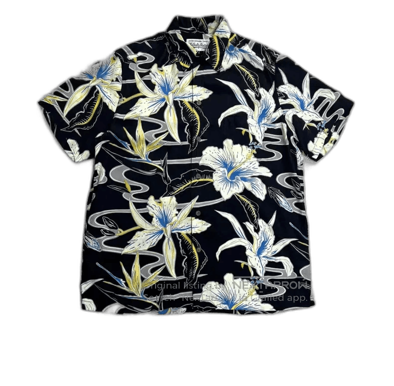 Wacko Maria WACKO MARIA Blood Lily Print Short Sleeve Shirt Size US M / EU 48-50 / 2 - 1 Thumbnail
