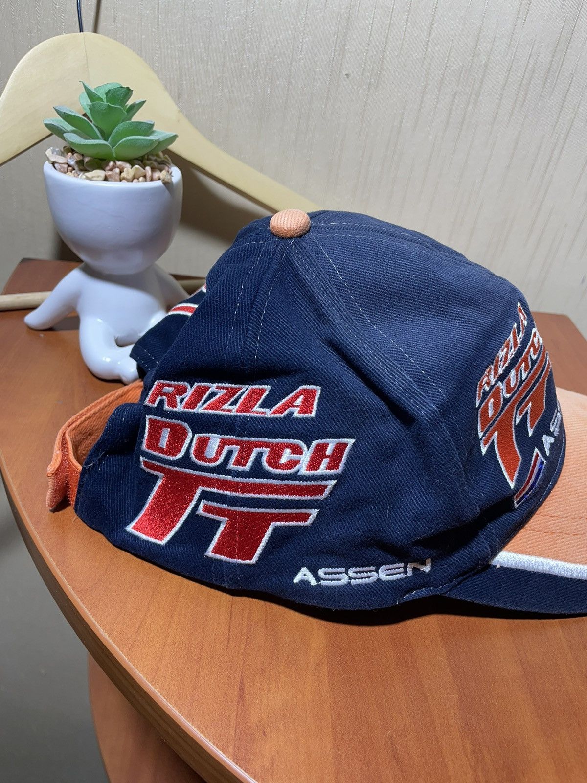 Vintage isle of man tt racing biker cap vintage Size ONE SIZE - 5 Thumbnail