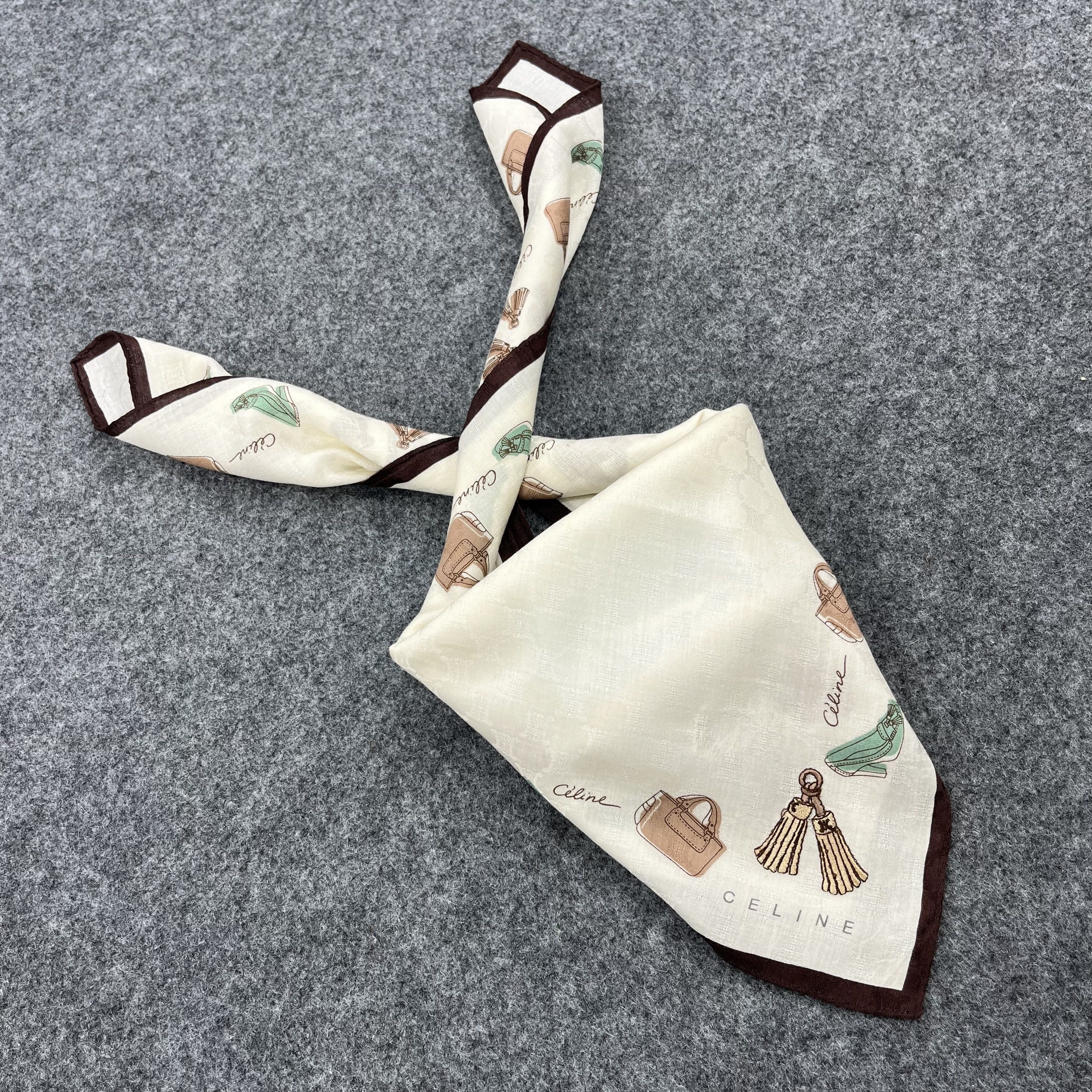 Celine Celine Handkerchief / Bandana / Headscarf B1688 Size ONE SIZE - 9 Thumbnail