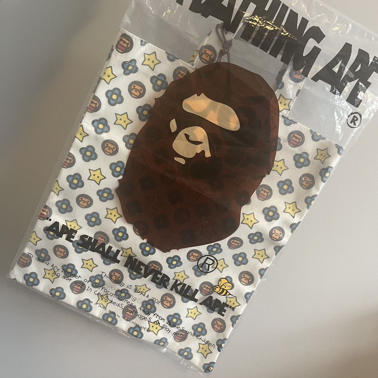 Bape BUNDLE OG Baby Milo Monogram Waxed Tote + Mini Pouch DSWT Size ONE SIZE - 17 Thumbnail