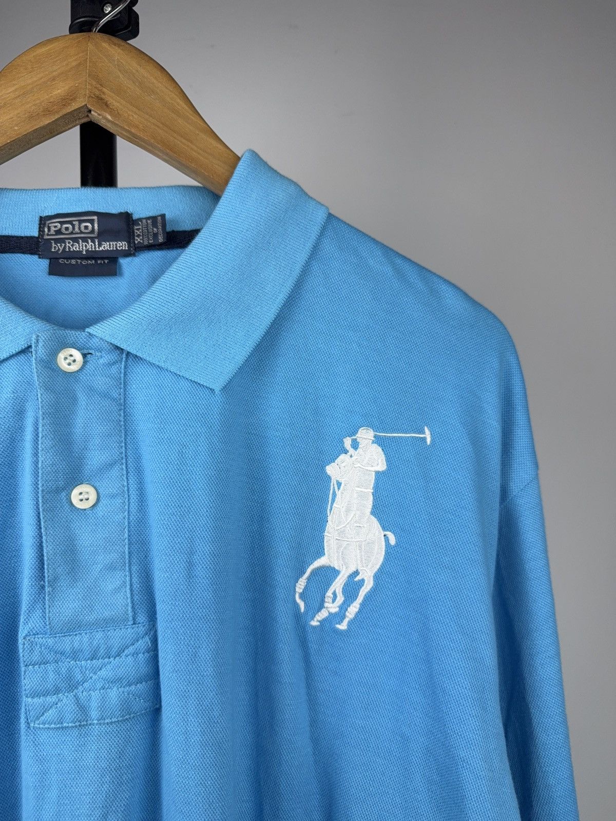 Polo Ralph Lauren 90s Retro VNTG Polo Ralph Lauren Big Pony Crest No.3 Polo XL Size US XL / EU 56 / 4 - 4 Thumbnail