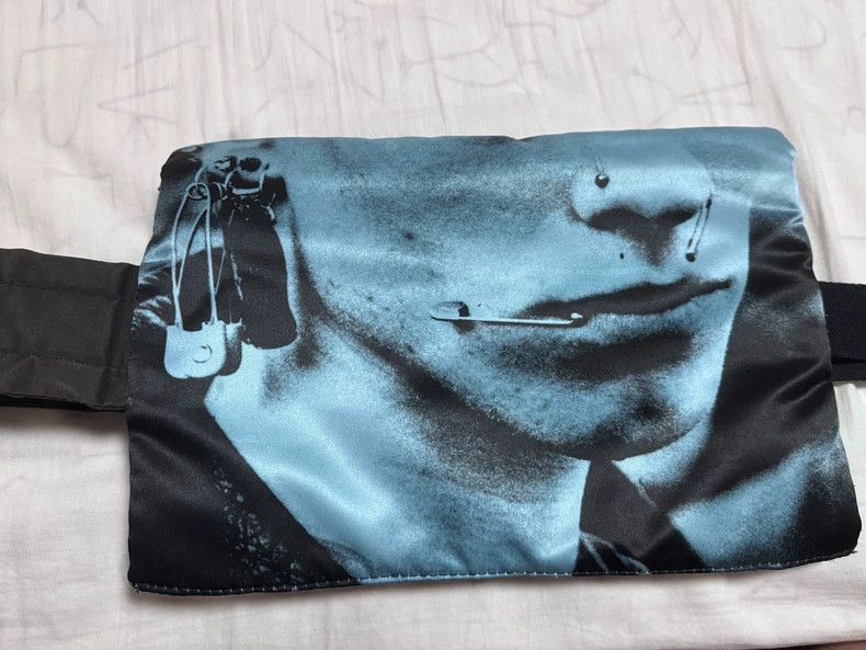 Raf simons Blue portrait bag