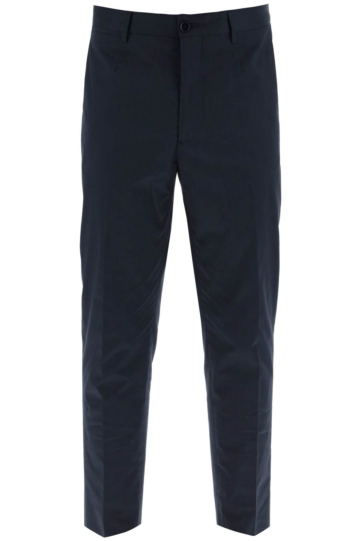 image of Etro Cropped Chino Pants in Blue, Men's (Size 36)