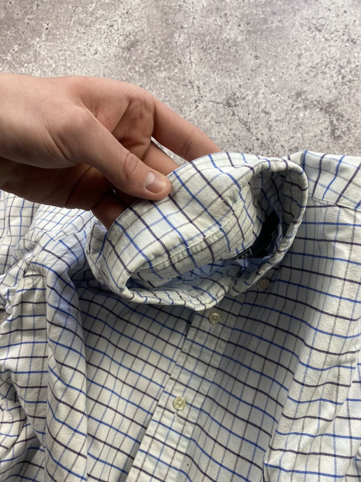 Polo Ralph Lauren × Vintage Vintage Y2K POLO RALPH LAUREN Checked Flannel Shirt 90 Style Size US L / EU 52-54 / 3 - 8 Thumbnail