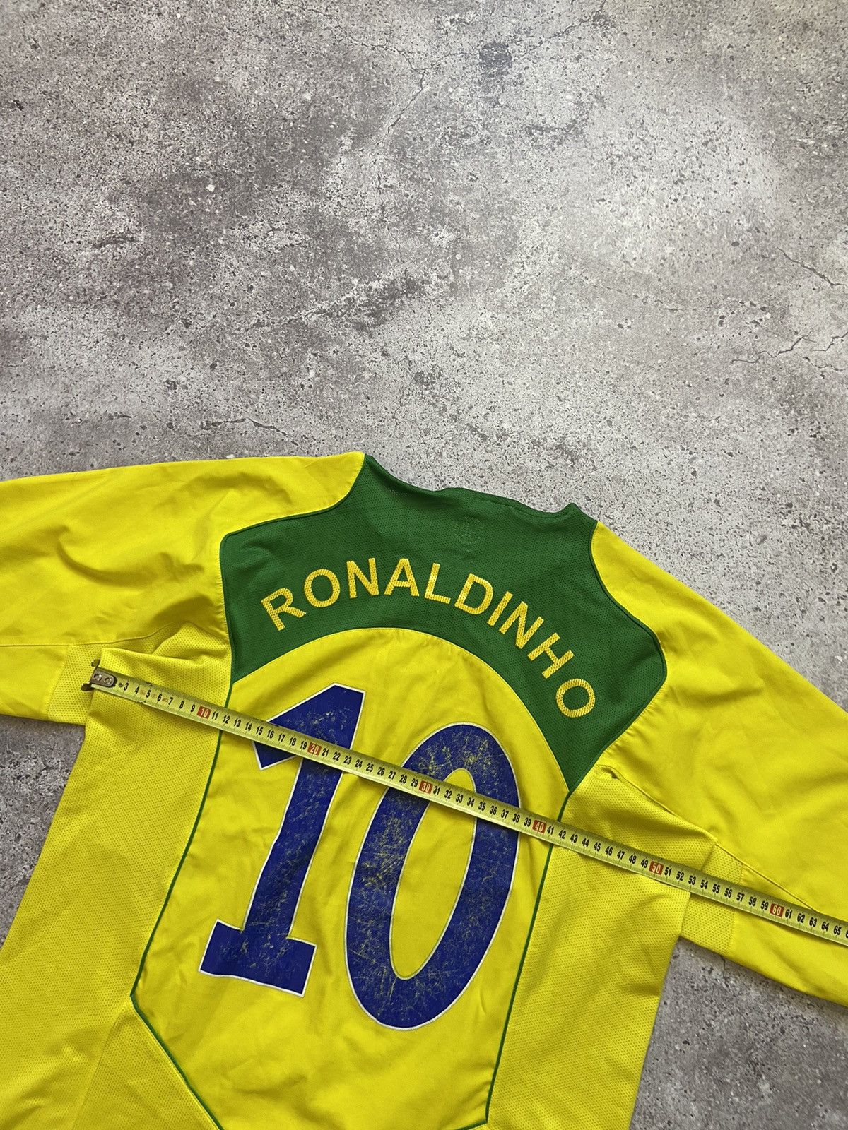 Nike × Vintage VINTAGE Y2K NIKE 10 BRASIL SOCCER JERSEY RETRO STYLE Size US L / EU 52-54 / 3 - 8 Thumbnail