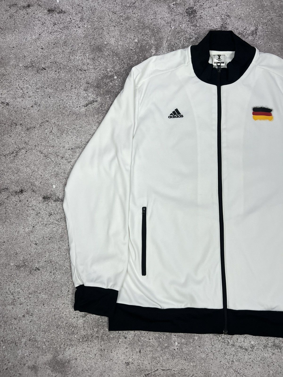 Adidas Adidas Germany FIFA World Cup Track Jacket Size US XL / EU 56 / 4 - 2 Thumbnail