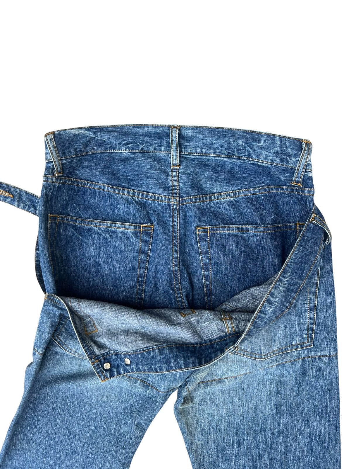 CABANE de ZUCCa Vintage Cabane de Zucca Faded Denim Double Waist Jeans Size US 30 / EU 46 - 11 Thumbnail