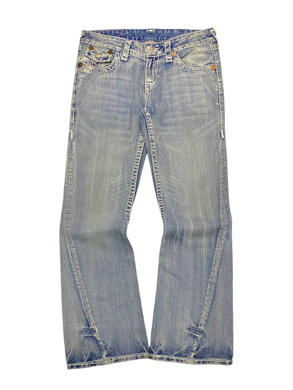 Hysteric Glamour × If Six Was Nine × Japanese Brand Flare True Religion Jean Fashion for the Sense Low Rise Size US 31 - 1 Thumbnail