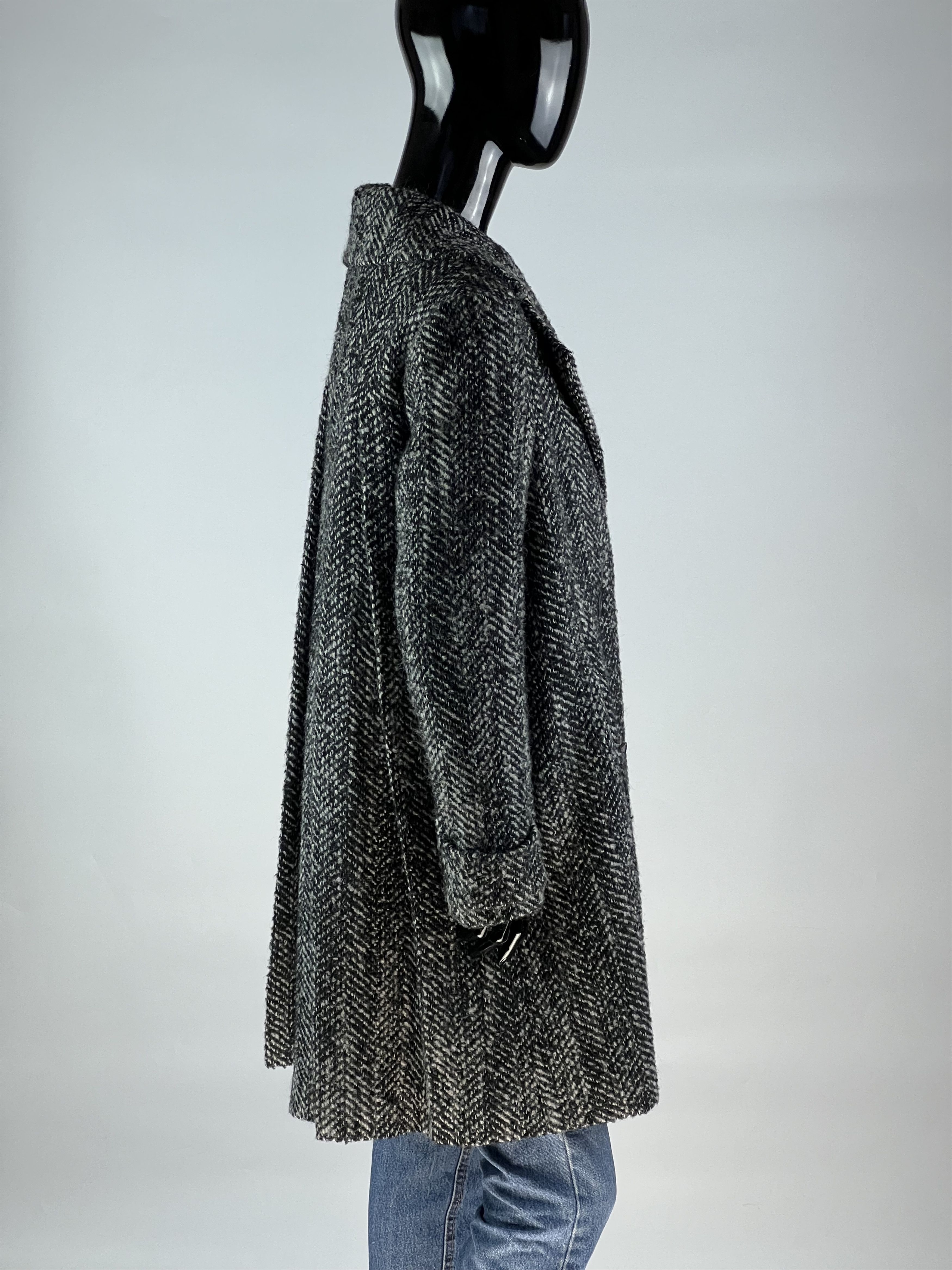 Other Stefanel Woll Double Breasted Coat Size IT40 US6 EU36 Size S / US 4 / IT 40 - 2 Thumbnail