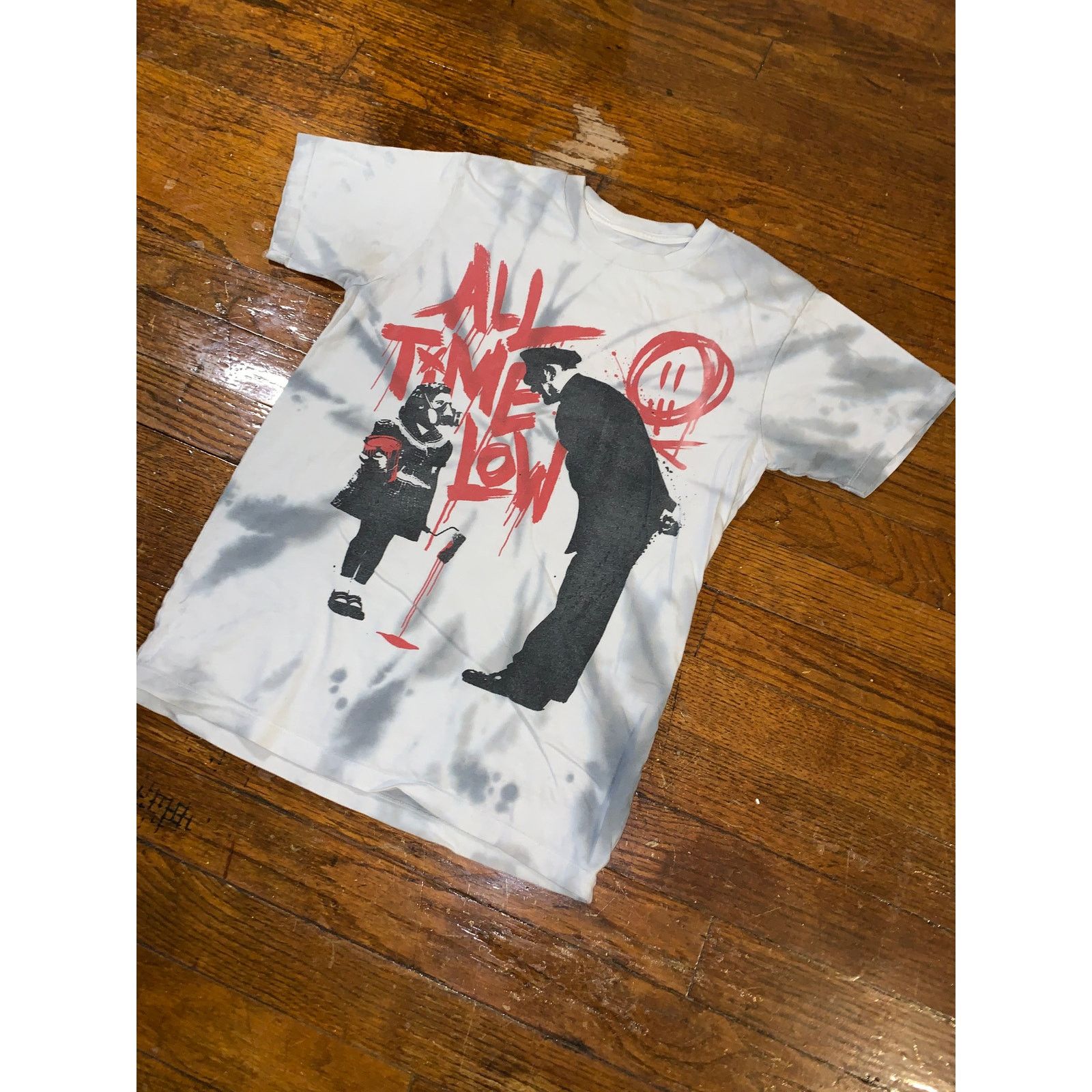 Band Tees All Time Low Band T Shirt Womens S Tie Dye Graphic Pop Punk Size S / US 4 / IT 40 - 4 Thumbnail