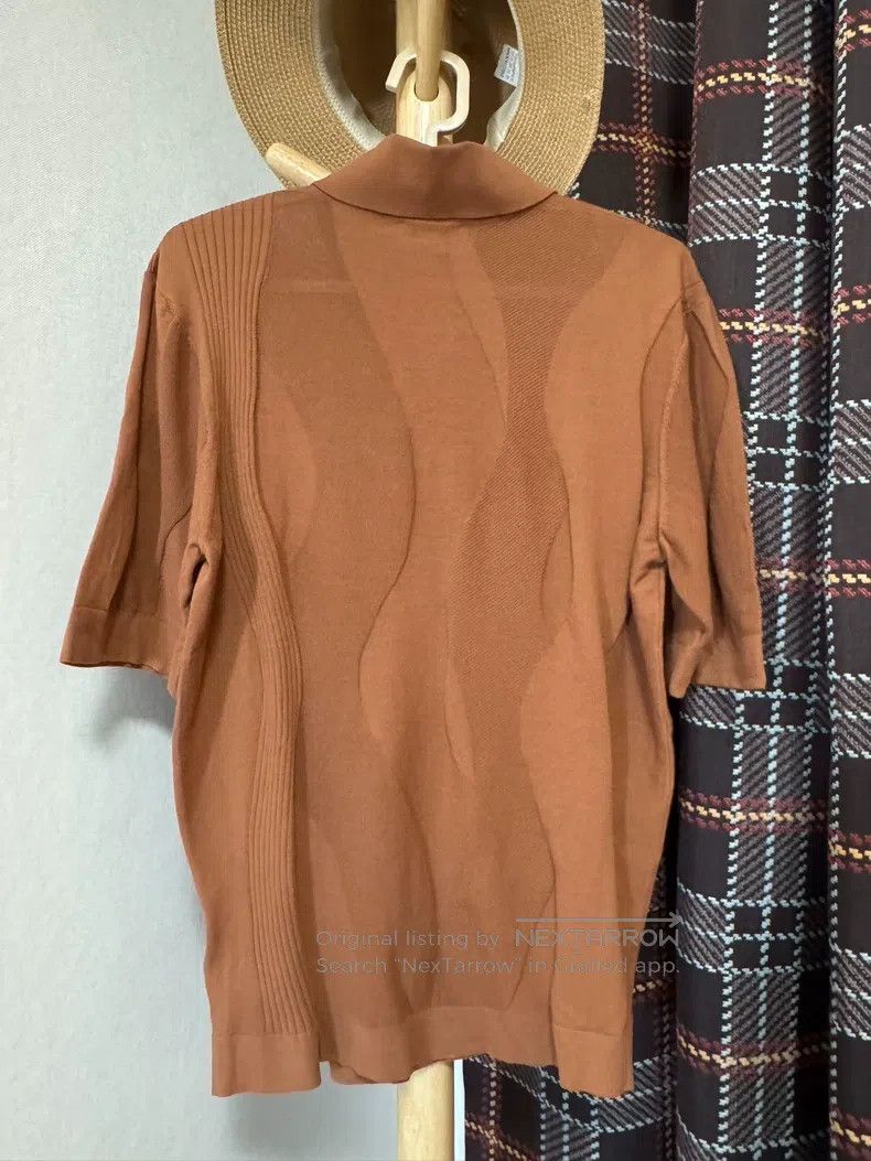 Hermes Hermes Knitted short-sleeved shirt Size US M / EU 48-50 / 2 - 2 Thumbnail