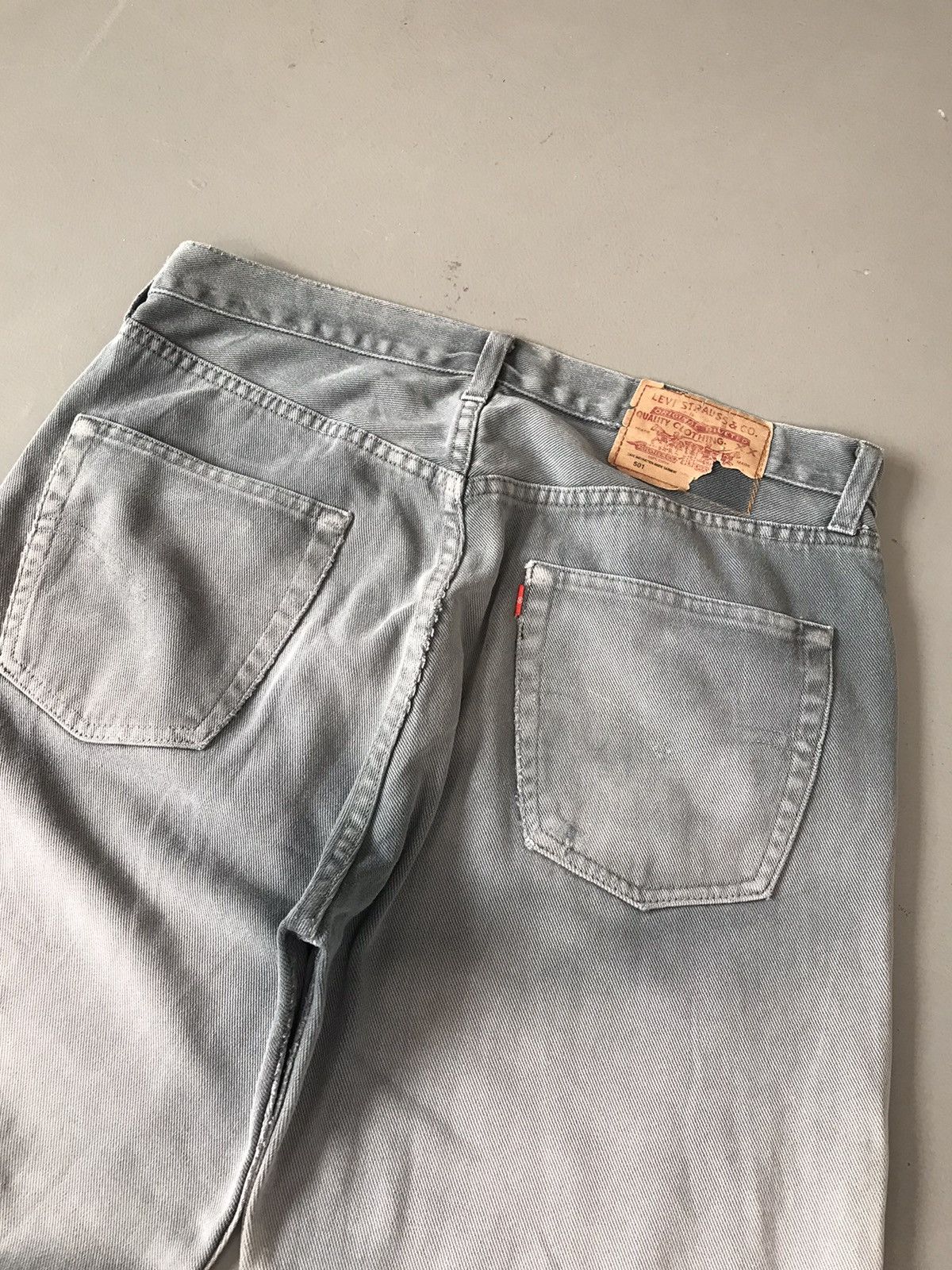 Levi's Vintage Levi’s 501 Sun fade rare denim Size US 32 / EU 48 - 11 Thumbnail