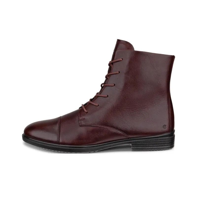 Ecco ECCO WOMEN'S 35 ANDORRA MAROON TOUCH 15 LACE CHUKKA BOOTS Size US 4.5 / IT 34.5 - 2 Thumbnail