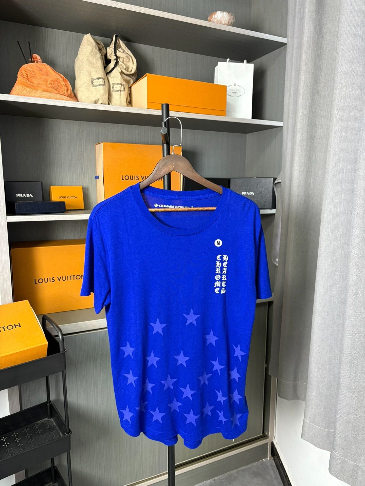 Chrome Hearts Chrome Hearts Blue T-Shirt M Men Size US M / EU 48-50 / 2 - 1 Thumbnail