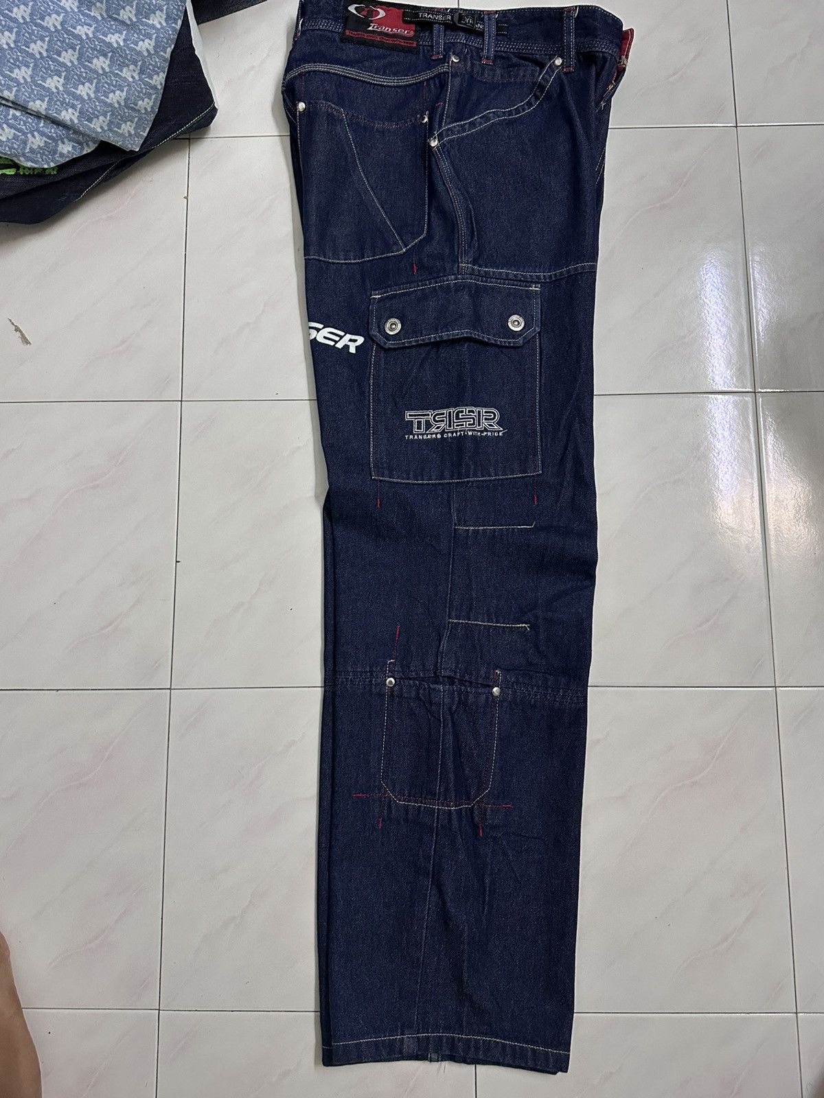 GOA 2000s Deadstock Transer Baggy Jeans Y2K Goa Jnco Lgb Style Size US 29 - 7 Thumbnail