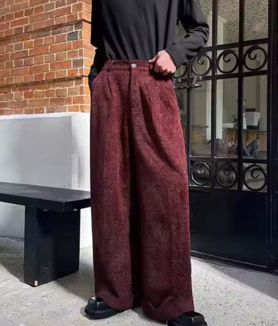 Japanese Brand Premium Pleated Trousers | Wide Leg | Vintage Inspired Size US 29 - 11 Thumbnail