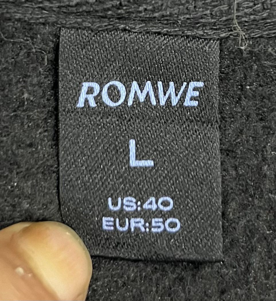 Anime × Japanese Brand × Vintage VINTAGE ROMWE UNIQUENESS SWEATSHIRT Size US L / EU 52-54 / 3 - 6 Thumbnail