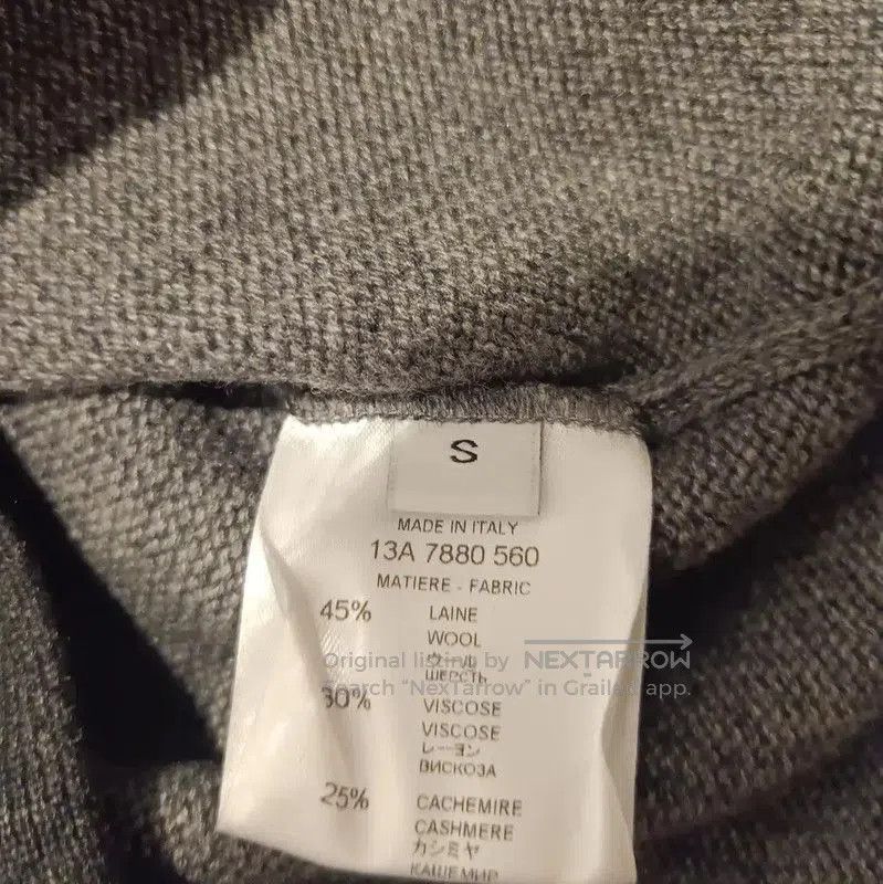 Givenchy Givenchy Gray Wool Long Sleeve Sweater . Size S / US 4 / IT 40 - 4 Thumbnail