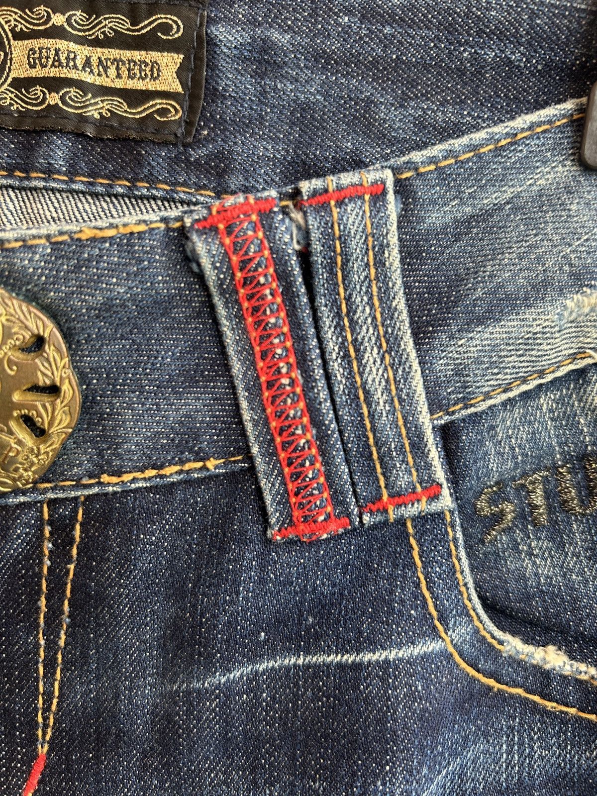 If Six Was Nine 90s Studio RP Faded Flared Bootcut Denim Pants Lgb Style Size US 26 / EU 42 - 7 Thumbnail
