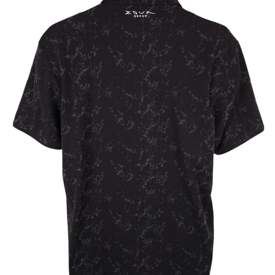 TravisMathew Travis Mathew Warmer Tides Scoop Polo Shirt Mens Large Black Zouk Las Vegas Size US L / EU 52-54 / 3 - 4 Thumbnail