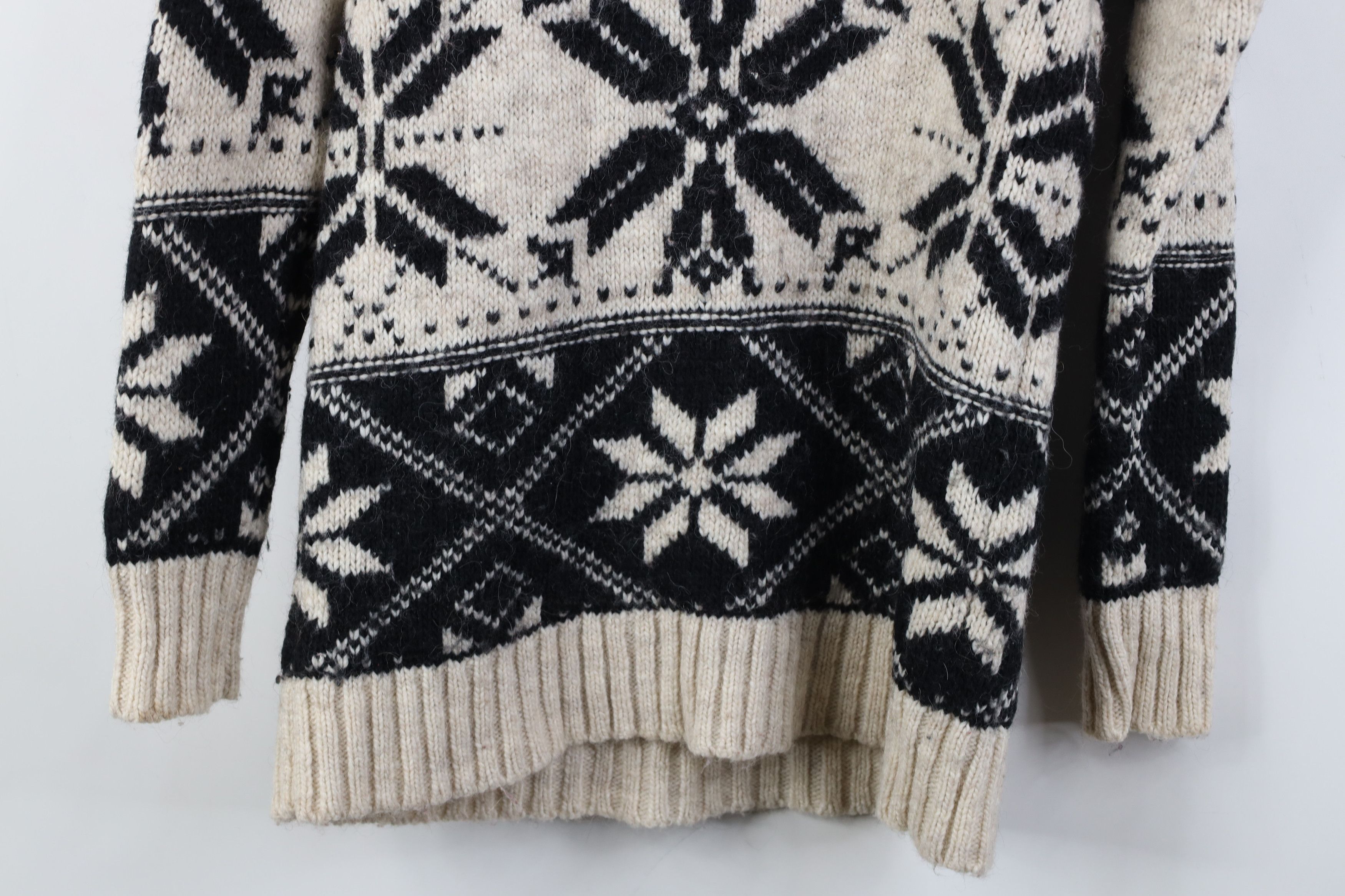 American Eagle Outfitters Vintage Y2K American Eagle Snowflake Wool Alpaca Sweater Size M / US 6-8 / IT 42-44 - 11 Thumbnail